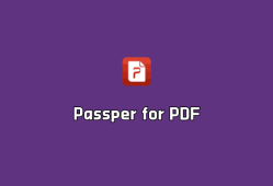 Passper for PDF（PDF密码去除）v4.0.0.4 绿色破解版