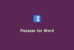 Word密码解除 Passper for Word v4.0.0.4 绿色便捷版