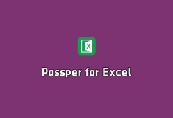 Excel密码去除 Passper for Excel v4.0.0.4 绿色破解版