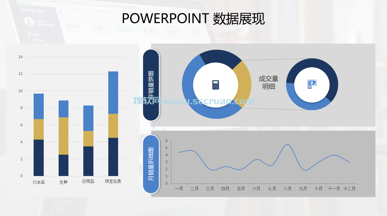 数据分析图表（520套）柱形、饼状、折线素材PPT模板 数据分析图表 PPT数据分析图表 数据分析表格素材 柱形数据分析素材 数据分析PPT模板 第1张