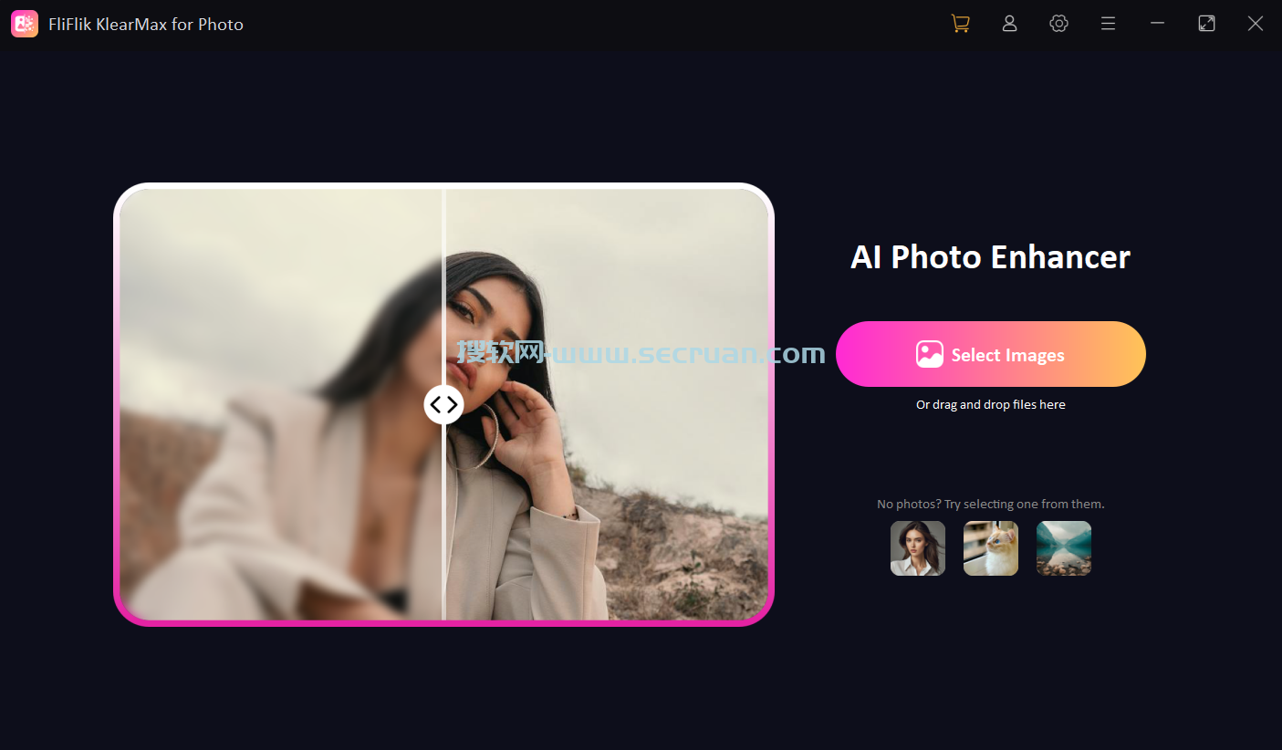 FliFlik KlearMax for Photo v1.0.2.0 破解版-AI照片增强工具 破解版 图像无损放大 第1张