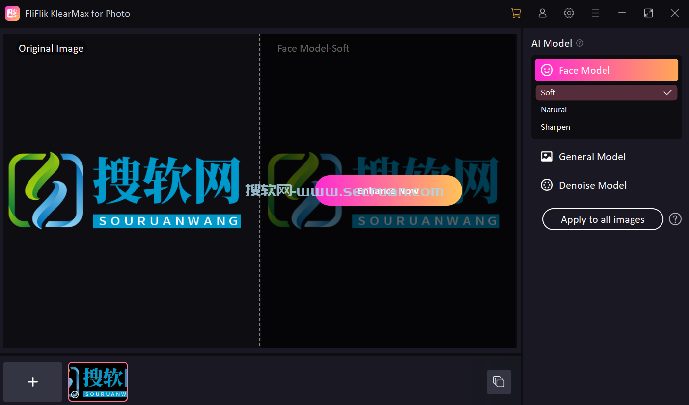 FliFlik KlearMax for Photo v1.0.2.0 破解版-AI照片增强工具 破解版 图像无损放大 第2张