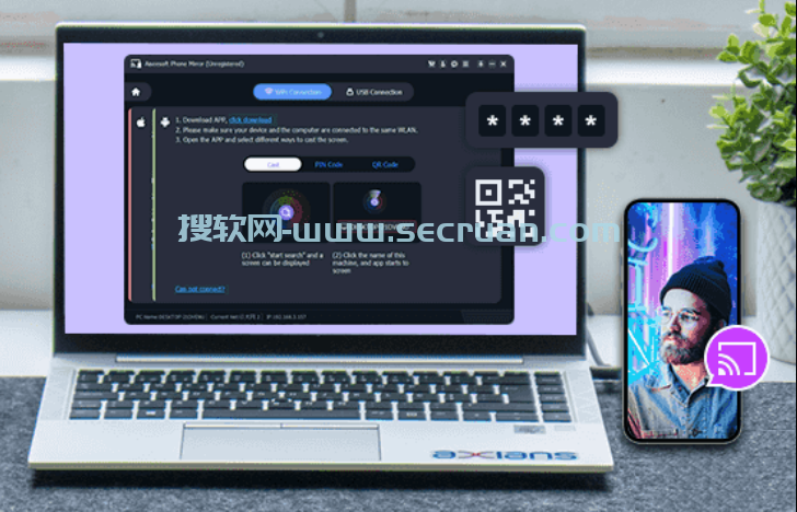 手机投屏软件 AnyMP4 Phone Mirror v1.1.12 中文破解版 破解版 第2张