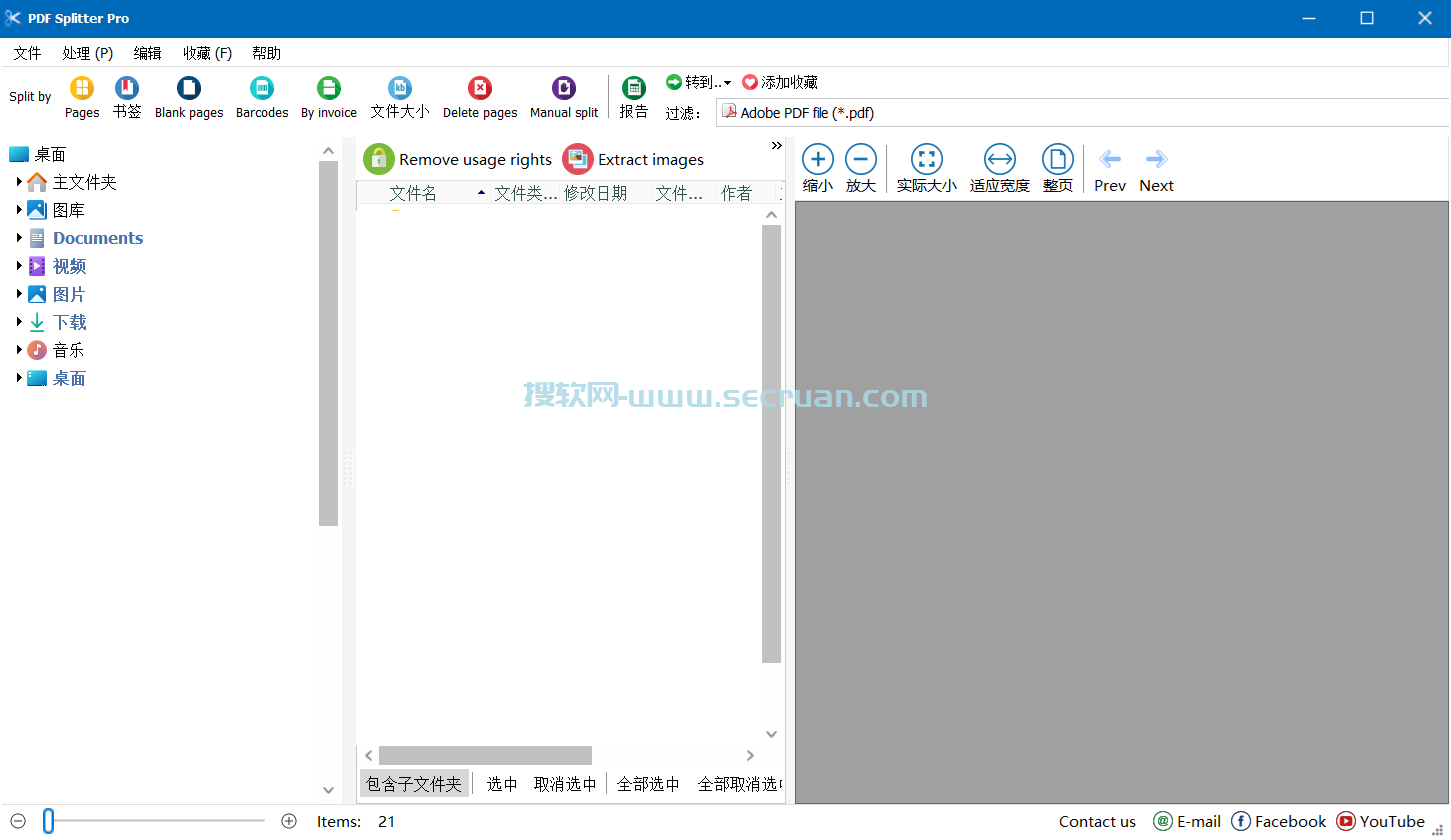 PDF文件分割 CoolUtils PDF Splitter Pro v6.1.0.76 专业绿色版 专业版 绿色版 6 第1张