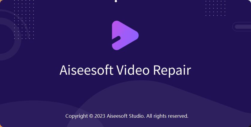 视频文件修复 Aiseesoft Video Repair v1.0.38 破解版（附激活补丁） 破解版 激活 第1张